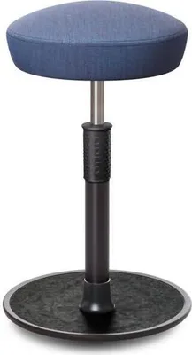 Produktbild von Sitz- Stehhocker Free Tall Hutsitz kvadrat Remix Jeans schwarz /schwarz.