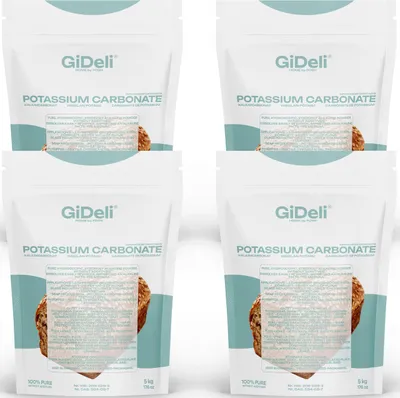 Image de Carbonate de potassium 20kg potasse K2CO3 E501 pour la cuisson, le nettoyage & le tamponnage du pH