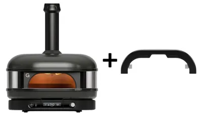 Produktbild von Gozney Set Dome Gen2 Pizzaofen + Ofenbogen Off Black