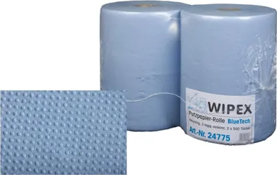 Produktbild von 2x NORDVLIES Putztuchrolle 24805 38cm 38cm Papier Rolle 190m