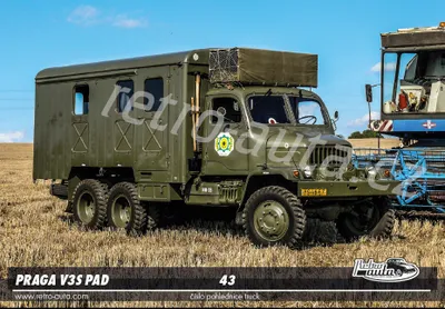 Zdjęcie produktu dla Pocztówka TRUCK nr 43 - PRAGA V3S PAD