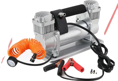 Produktbild von Luftkompressor, tragbares Design, max Arbeitsdruck 150 psi, max Luftstrom 72 L/min, leicht 27 x 14 x 20 cm, benutzerfreundlicher Griff