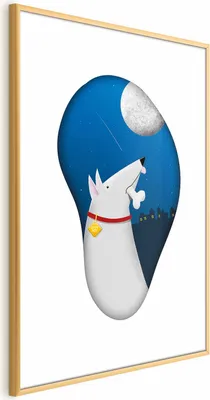 Produktbild von Posterpapier Poster - Dog Dreams 29.7x42 cm Für Kinder g-A-0180-ao-a