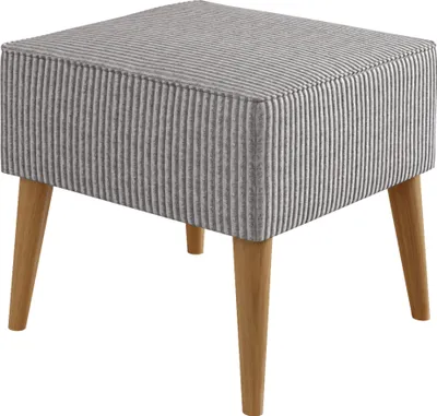 Produktbild von MIRJAN24 Fußbank Estjano Cord, Polsterbank, Polsterhocker, Stilvoll Wohnzimmer Hocker (Farbe: Poso 110)