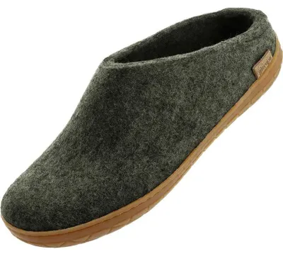 Produktbild von Glerups Pantoffel Modell B mit Kautschuksohle – Der Allrounder für Outdoor & Indoor: forest / 43 Farbe: forest Größe: 43