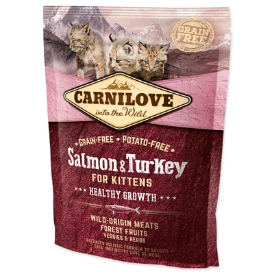Image de Carnilove Chaton Saumon & Dinde 400 g