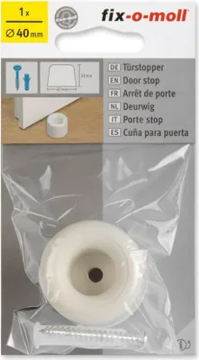 Produktbild von Türstopper fix-o-moll rund 40mm weiß