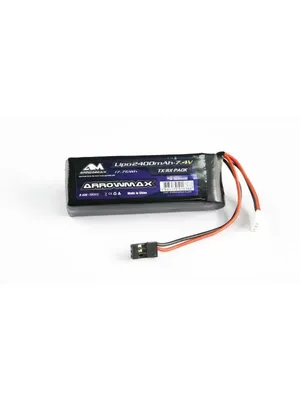 Produktbild von Arrowmax AM Lipo 2400mAh 2S TX/RX 7.4V  Flat Pack