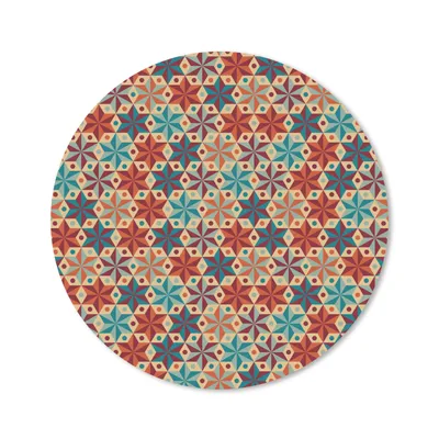 Produktbild von MuchoWow® Mauspad Mousepad Sterne - Weihnachten - Design 20x20 cm - Mousepads - Maus Mat - Pad - Mausunterlage - Schreibtischmatte