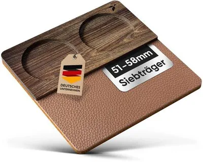 Image de Station de tassage pour expresso en cuir