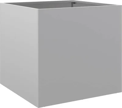 Obrázek produktu pro vidaXL Stříbrný květináč 42x40x39 cm Pozinkovaná ocel