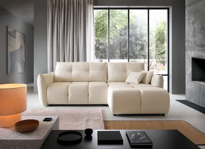 Produktbild von Ecksofa "SICURIO" Modernes Schlafsofa L Form mit Bettkasten und Sofa Bezug