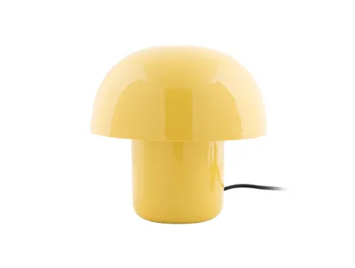 Zdjęcie produktu dla Motyw przewodni – lampka stołowa Fat Mushroom Mini – żółta – 20 x 20 x 20 cm Lampka stołowa – lampka nocna, salon, sypialnia