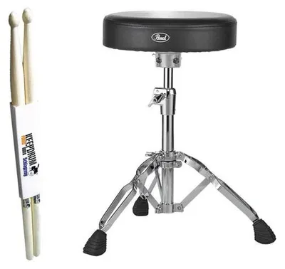 Immagine prodotto di Sgabello per batteria Pearl D-930 con bacchette per batteria