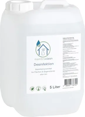Produktbild von membraclean Desinfektion für Flächen & Gegenstände - 5 Liter