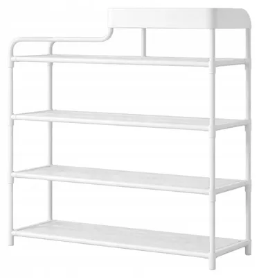 Obrázek produktu pro Verk 27495 Regál na boty s 5 policemi 82 x 59 x 22 cm, bílý