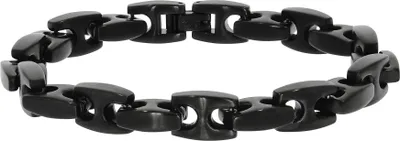 Produktbild von Zeeme Stainless Steel Armband Edelstahl 23,5cm schwarz 389060285-23