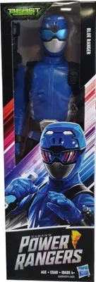 A product box for a Hasbro Power Rangers action figure.