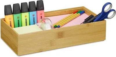 Produktbild von Famanu Aufbewahrungsbox aus Bambus – stapelbar – 7x30x15 cm