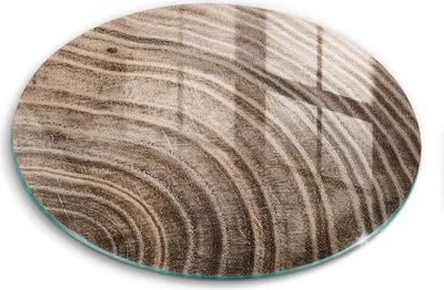 Produktbild von Glasschneideplatte - Herdabdeckplatte - fi40 cm -Schneidebrett - Spritzschutz - Holzbaumgläser
