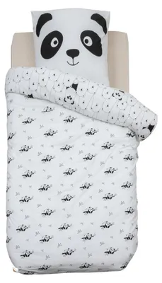 Produktbild von Bedruckte Bettwäsche mit Panda-Motiv