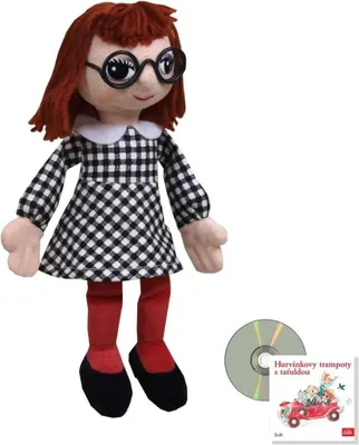 Image de Figurine en peluche Manicka 25 cm avec CD