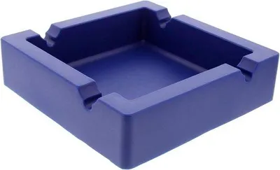 Produktbild von Silikonische Patio-Aschebecher - Marineblau - Befestigung für Innen- und Außenbereich