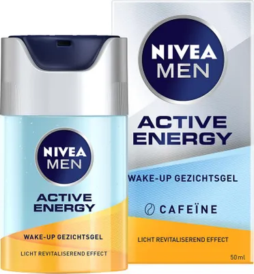 Produktbild von NIVEA MEN Active Energy Wake-Up Gesichtsgel mit Koffein 50 ml - 1 Stück