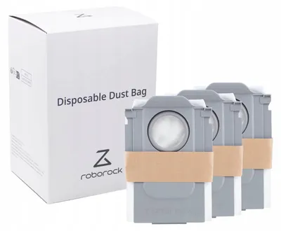 Image de Sacs à poussière originaux Roborock, lot de 3 pour la station d'aspiration Q7 Max+ / S7 MaxV Ultra