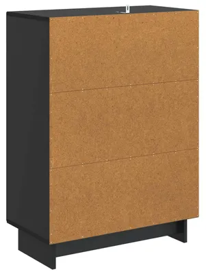 Obrázok produktu pre Servírovacia skriňa Čierna 66 x 34,5 x 90 cm Kompozitné drevo