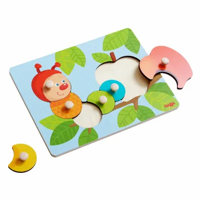 Produktbild von Greifpuzzle Raupe Mina
