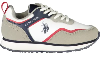 Image de US POLO ASSN. CHAUSSURES DE SPORT BLANC POUR ENFANTS : Couleur - Blanc, Taille - 31 Taille : 31 Couleur : Blanc
