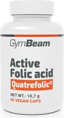Obrázok produktu pre GymBeam - Aktvna kyselina listov (vitamn B9) 60 kapsl