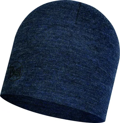 Produktbild von Buff Merino Midweight Beanie  Melange Night Blue