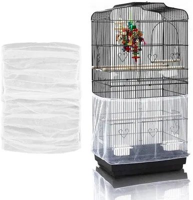 Produktbild von Hohequalität Polyester Vogelkooiabdeckung - Stoffreundlich - Ventiliert - Verstellbar - Vogelkooiüberzug