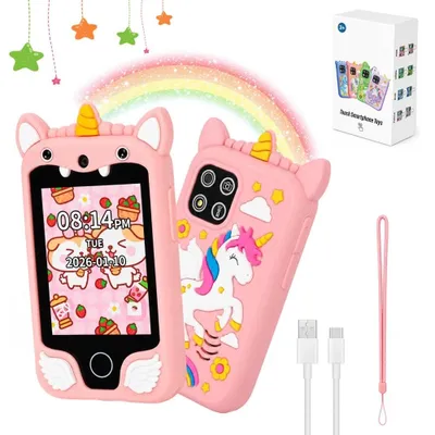 Produktbild von Handy Spielzeug für Kinder,Kinderkamera im Smartphone,Lerntelefon Spielzeug