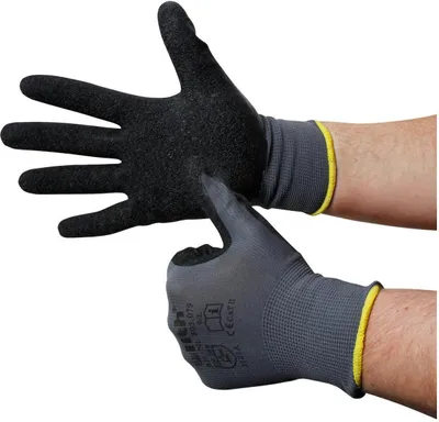 Produktbild von Ulith unisex Arbeitshandschuhe grau Größe 9 1 Paar