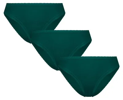 Produktbild von Bio-Baumwoll-Slip mit Spitze – 3er Pack