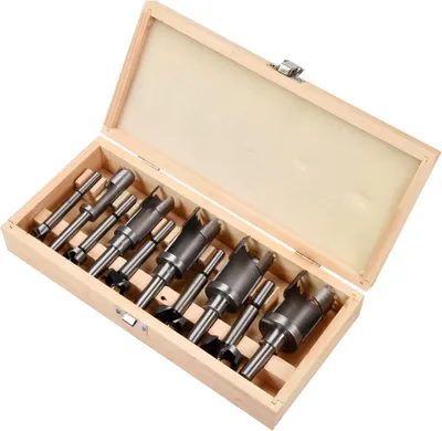 Produktbild von Yato YT-33837, Set, Bohrer, Holz, Kohlenstoffstahl, 15,20,25,30,35 mm, 10 Stück(e)