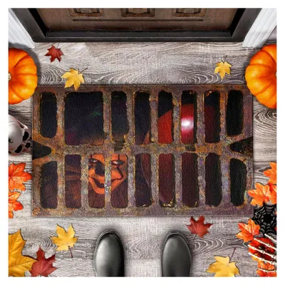 Produktbild von Halloween Fußmatte 3D, Lustiger Horror Clown Türdeko für Halloween