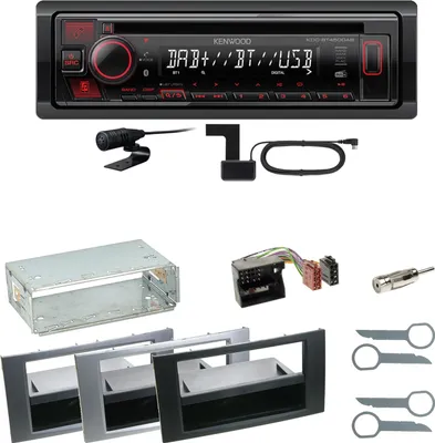 Produktbild von Kenwood KDC-BT450DAB Bluetooth DAB Einbauset für Ford Kuga Fusion Galaxy S-Max