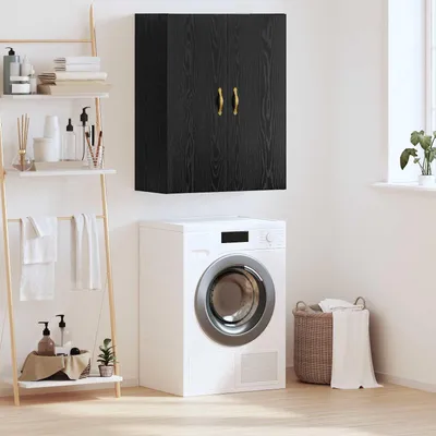 Zdjęcie produktu dla vidaXL Szafka ścienna o wyglądzie czarnego dębu 69,5 x 34 x 90 cm