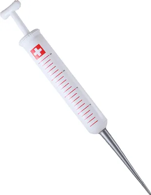 Produktbild von Aufblasbare Spritze 50cm weiss-rot - Einheitsgröße