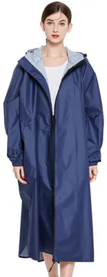 Produktbild von Wasserdichte Regenponcho für Erwachsene - Leicht und Wiederverwendbar