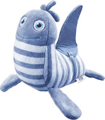 Immagine prodotto di Schmidt Spiele Fin, animali giocattolo, blu, peluche, bambino/ragazza, interno, 170 mm