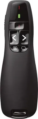Obrázek produktu pro Bezdrátové dálkové ovládání pro prezentace, 2,4 GHz USB přijímač, červený laser, dosah 15 m