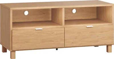 Produktbild von TV-Unterschrank Averias 10, Farbe: Eiche - Abmessungen: 56 x 120 x 47 cm (H x B x T)