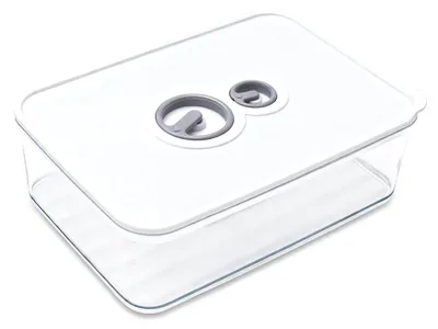Produktbild von Luftdichte Käsedose - Stapelbare Aufbewahrungsbox für Käse und Wurst - Kühlschrank-Frischhaltedose - Transparent
