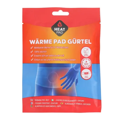 Produktbild von Wärmegürtel - ideal für Rücken und Unterleib Elastischer Thermogürtel Bis zu 8 Std. Tiefenwärme Rückenwärmer und Nierenwärmer