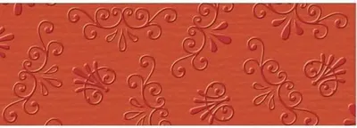 Produktbild von Prägekarton Elegance 220g/qm 23x32cm VE=5 Blatt Rokoko hellrot